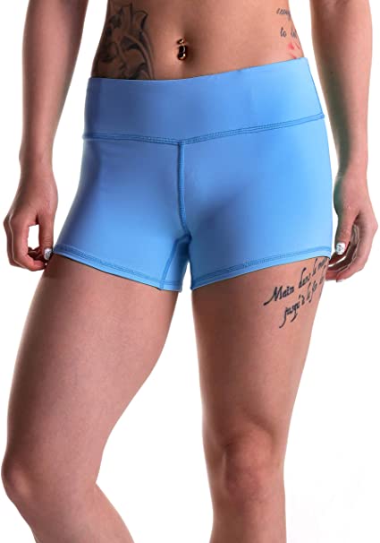 Tough Mode Apparel Womens 3" Athletic Workout Volleyball Crossfit Running WOD Shorts