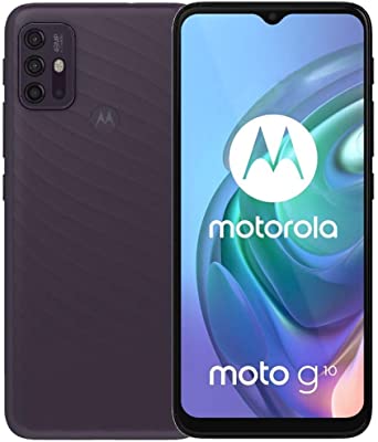 Motorola Moto G10 (64GB, 4GB) 6.5" 48MP Quad Camera, Dual SIM GSM Global Unlocked 4G LTE (USA Latin Europe) International Model XT2127-2 (Grey, 64 4GB)