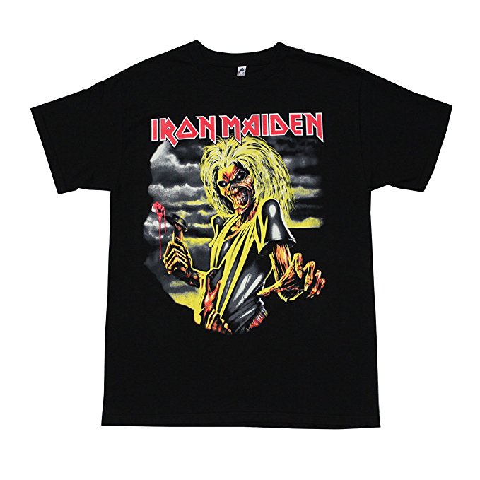 Iron Maiden Heavy Metal Band Graphic T-Shirt Killer