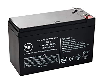 CP825LCD 12V 9Ah UPS Battery - This is an AJC Brand17 Replacement