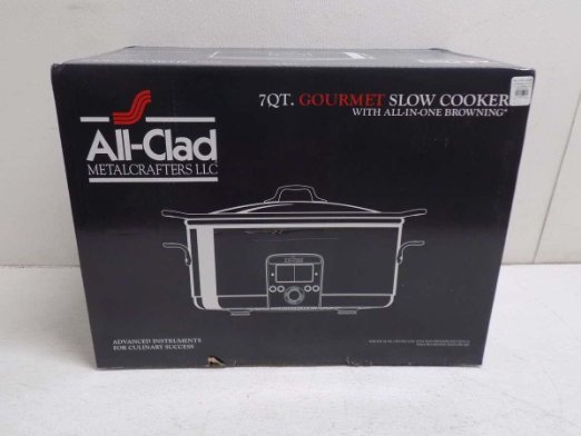 All-Clad 7 Qt Gourmet Slow Cooker with All-in-One Browning