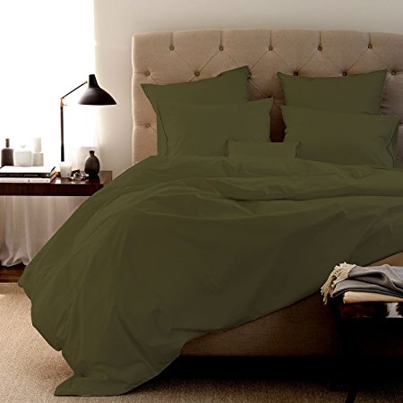Ultra-Soft Luxury 100% Rayon from BAMBOO COTTON Sheet Set 1000 Thread Count Queen , Sage
