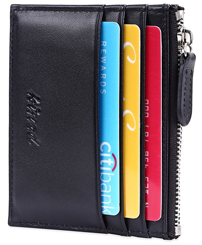 Slim Wallet RFID Front Pocket Wallet Minimalist Secure Thin Credit Card Holder