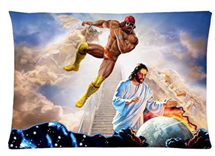 LOVE GIRL Bedding Set Living Room Pillow Covers, Macho Man Randy Savage Jesus Cotton Pillow cover 20x30 Inches