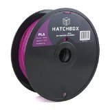 HATCHBOX 175mm Purple PLA 3D Printer Filament - 1kg Spool 22 lbs - Dimensional Accuracy - 005mm