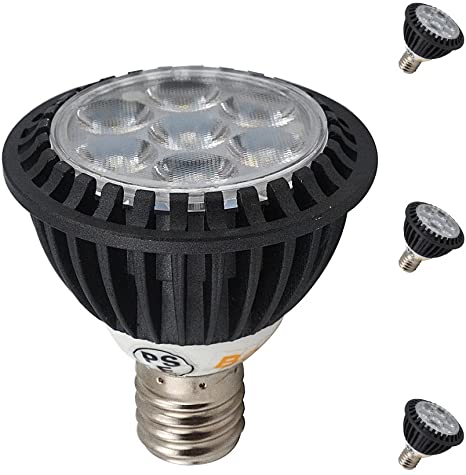 Bonlux 5W LED E17 Light Bulb Intermediate Base E17 120V Daylight 6000k LED Spot Light 50W Halogen Replacement Bulb for Landscape, Recessed, Track Lighting (Pack of 3)
