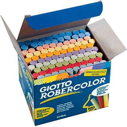 Giotto 5390 00 Robercolor Assorted Chalk, Multi-Coloured, 1-Pack
