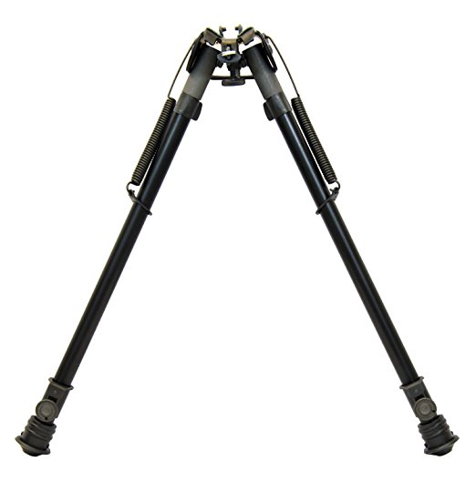 TipTop EZ Rifle Bipod 13.5" - 23": Sling Stud Mount, Extendable, Folding, with Sling-attached Hole PN:S3-34661
