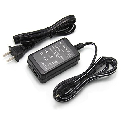 Glorich AC-L100 replacement AC Power Adapter / Charger to replace AC-L100 AC-L10 AC-L10A AC-L10B AC-L15 AC-L15A AC-L15B for Sony Cyber-shot MVC Series Camera   All Handycam CCD / DCR Series Camcorders