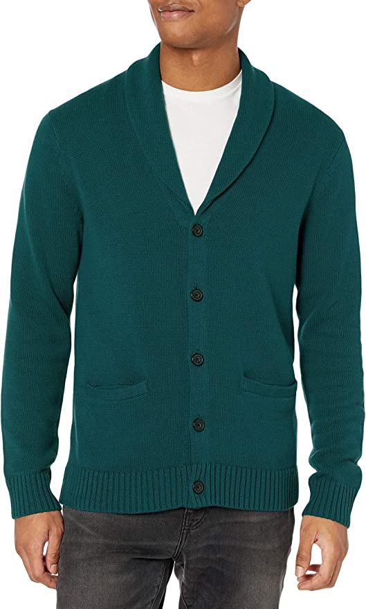 Goodthreads Men's Soft Cotton Shawl Cardigan Sweater