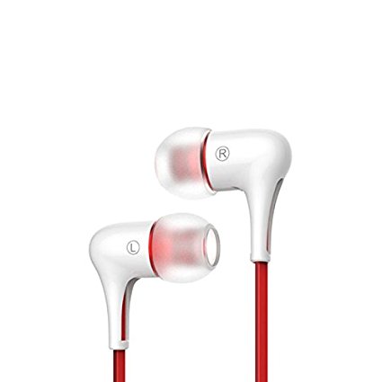 Mrice E300 High Performance Earphones Suitable for All Iphones Samsung Mobiles Tablets Mp3 Players and More,in-ear ,3.5ayers (E300-White)