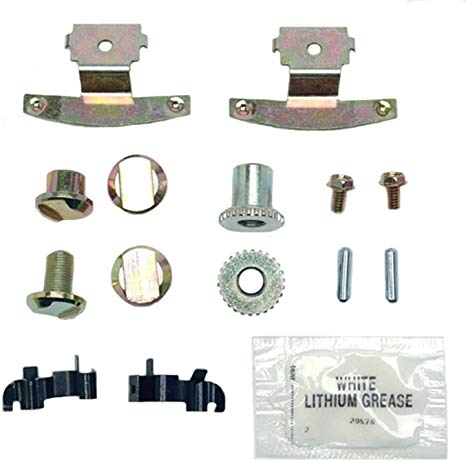 ACDelco 18K1629 Professional Rear Parking Brake Hardware Kit with Clips, Adjusters, Pins, Bolts, and Grease