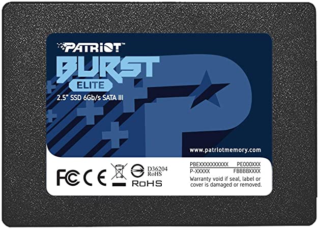 Patriot Burst Elite SATA 3 240GB SSD 2.5" Solid State Drive