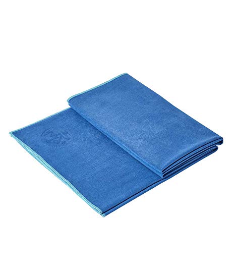 Manduka eQua Yoga Mat Towel, Absorbent, Quick Drying, Non-Slip for Yoga, Gym, Pilates, Outdoor Fitness
