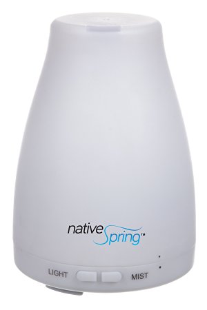 Native Spring Aroma Essential Oil Diffuser 5.5 inches White