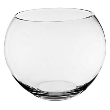 Modern Vase & Gift Glass Bubble Bowl (Pack of 12)
