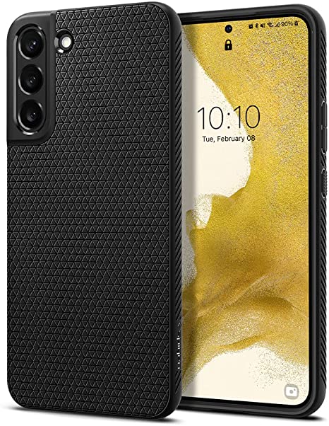 Spigen Liquid Air Armor Designed for Galaxy S22 Case (2022) - Matte Black