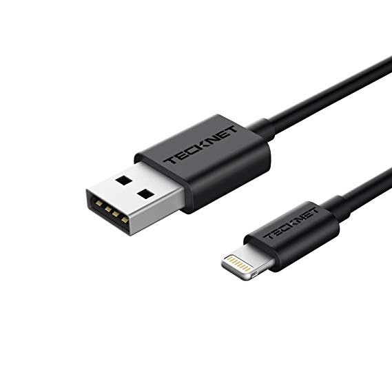 Lightning Cable [Apple MFi Certified], TeckNet 1.0M Apple Lightning to USB Cable For Apple iPhone 6S /6S plus/6/SE/5s/5c/5,iPad,iPad Air /Air 2, iPad mini1/mini2/mini3/mini4,iPad Pro,and iPod Nano 7th Generation