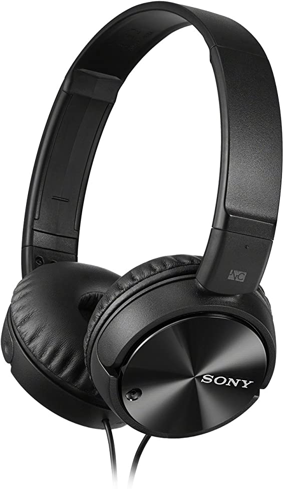 Sony MDR-ZX110NA Overhead Noise Cancelling Headphones - Black