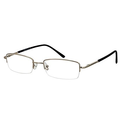 EyeBuyExpress Rectangle Silver Reading Glasses