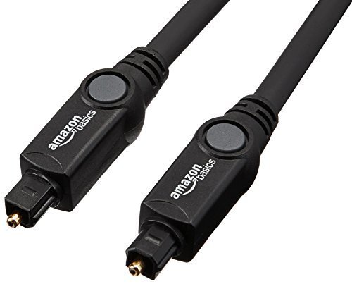 AmazonBasics Digital Optical Audio Toslink Cable - 3.3 Feet (1 Meter)