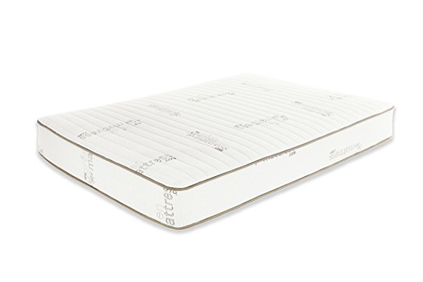 My Green Mattress, Simple Sleep 7" 100% Natural GOLS Certified Organic Latex Mattress with GOTS Organic Cotton and Natural Eco-Wool Cover (Twin XL)