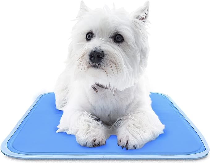 The Green Pet Shop Dog Cooling Mat, Small - Pressure Activated Pet Cooling Mat For Dogs and Cats, Sized For Small Pets (9 - 20 Lb.) - Non-Toxic Gel, No Water Needed for This Cool Pet Pad