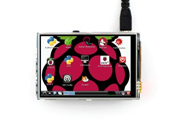 Makibes 3.5 Inch Touch Screen TFT LCD (A) 320x480 Designed for Raspberry Pi RPi/Raspberry Pi 2 Model B/Raspberry Pi 3 Model B