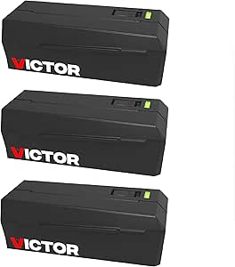 Victor M250BSR-3 Indoor Electronic Humane Mouse Trap - No Touch, No See Electric Mouse Trap - 3 Pack