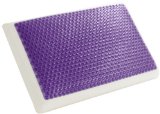 Comfort Revolution Hydraluxe Bubble Gel Bed Pillow Purple