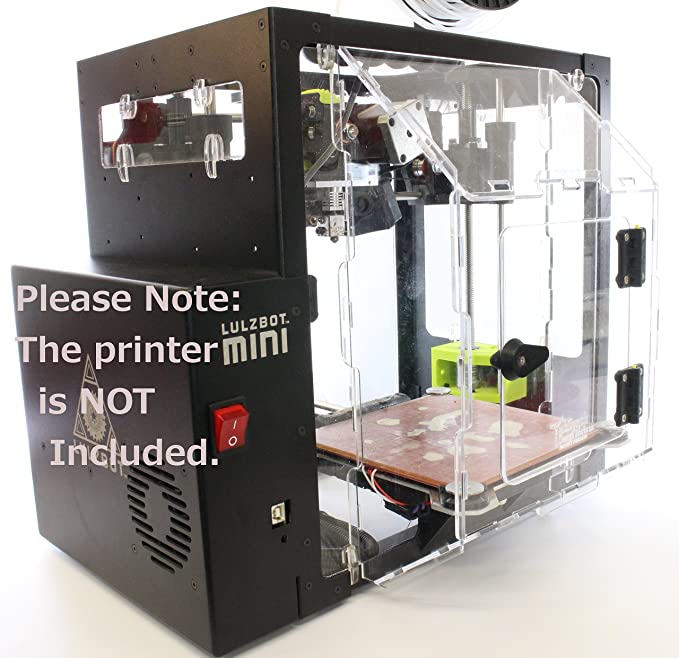 Lexan Enclosure for Lulzbot Mini 3D Printer w/Top Plate