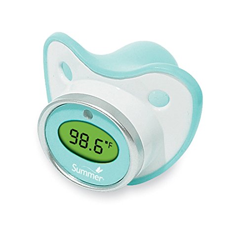 Summer Infant Pacifier Thermometer, Teal/White