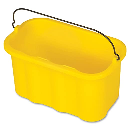 Rubbermaid Commercial Products FG9T8200YEL Sanitizing Caddy, Housekeeping Cart Accessories, Yellow