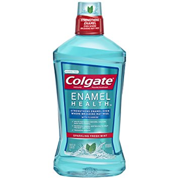 Colgate Enamel Health Mouthwash with Fluoride, Fresh Mint - 1L