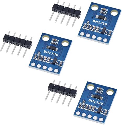 HiLetgo 3pcs GY-302 BH1750 BH1750FVI Light Intensity Illumination Module for arduino