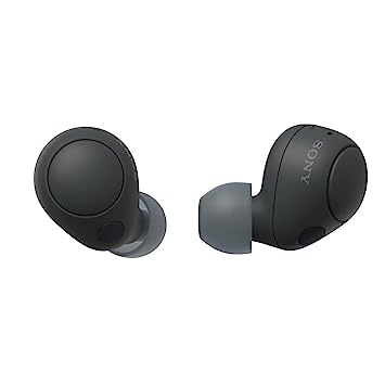 Sony WF-C700N Bluetooth Truly Wireless Noise Cancellation in Ear Earbuds, 360 RA, Multipoint Connection, 10 mins Super Quick Charge, 20hrs Batt Life, IPX4 Ratings, Fast Pair, App Support-Black