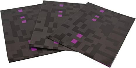 Ender Monster Pixel Style Wrapping Paper, Birthday Party Supplies for Pixel Gamer Themed Parties and Stocking Stuffers - Party Supply for Wrapping Boxes and Accessories