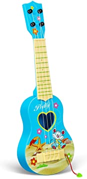 hony Kids Toy Classical Ukulele Guitar Musical Instrument (Blue)