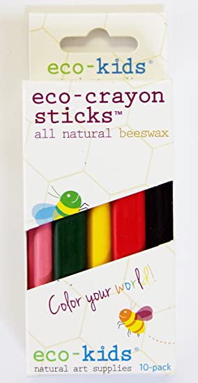 eco-kids 4282-10pk eco-Crayon Sticks Childrens Crayons