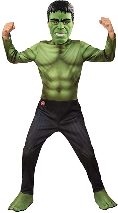 Rubie's Marvel Avengers: Endgame Hulk Children's Costume & Mask, Medium