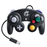 Nintendo Super Smash Bros Black Classic Gamecube Controller