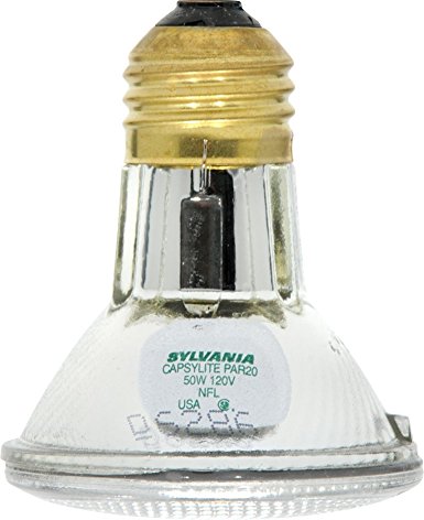 Sylvania 14502 50 Watt PAR20 Narrow Flood Light Bulb / 30 Degree Beam Spread / 120 Volt / 50PAR20