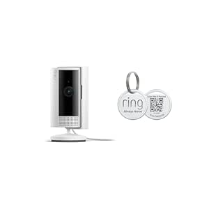 Ring Indoor Cam (2nd Gen), White with Ring Pet Tag