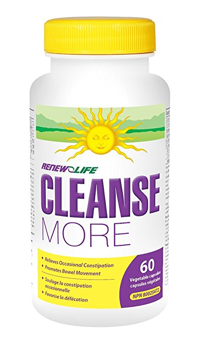 Renew Life - Cleanse More - constipation relief - non-cramping formula - dietary supplement - 60 vegetable capsules