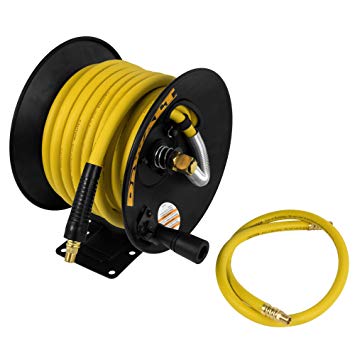 DeWalt DXCM024-0348 3/8” x 50’ Manual Hose Reel with Rubber Hose