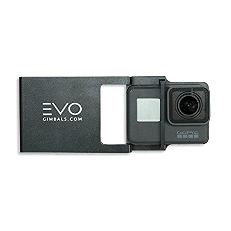 EVO Gimbals Smartphone Adapter Plate for GoPro Hero3, Hero3 , Hero4, Hero5 Black, Garmin Virb Ultra 30 and Yi Cameras - Works with most iPhone & Android Gimbals or Stabilizers