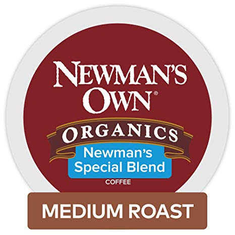 Newman's Own Newmans Own Organics Special Blend Keurig Single-Serve K Cup Pods, Medium Roast Coffee, 48Count, Special Blend, 48Count