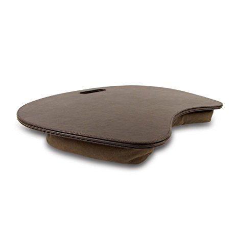 Handstands 80655 Bellagio Italia Leather DesK Mat, Hazelnut Brown