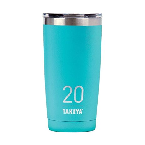 Takeya Originals Insulated Stainless Steel Tumbler with Sip Lid, Ocean, 20 Ounce