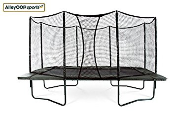 NEW AlleyOOP 10'x17' PowerBounce Rectangular Trampoline with Integrated Safety Enclosure
